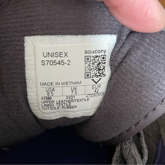 Saucony Men’s Shadow 5000 Black/Crystal, 8.5 - Picture 8 of 10